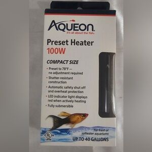 Aqueon Preset Heater 100W Compact Size